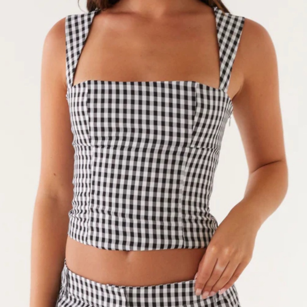 Peppermayo Gingham Top